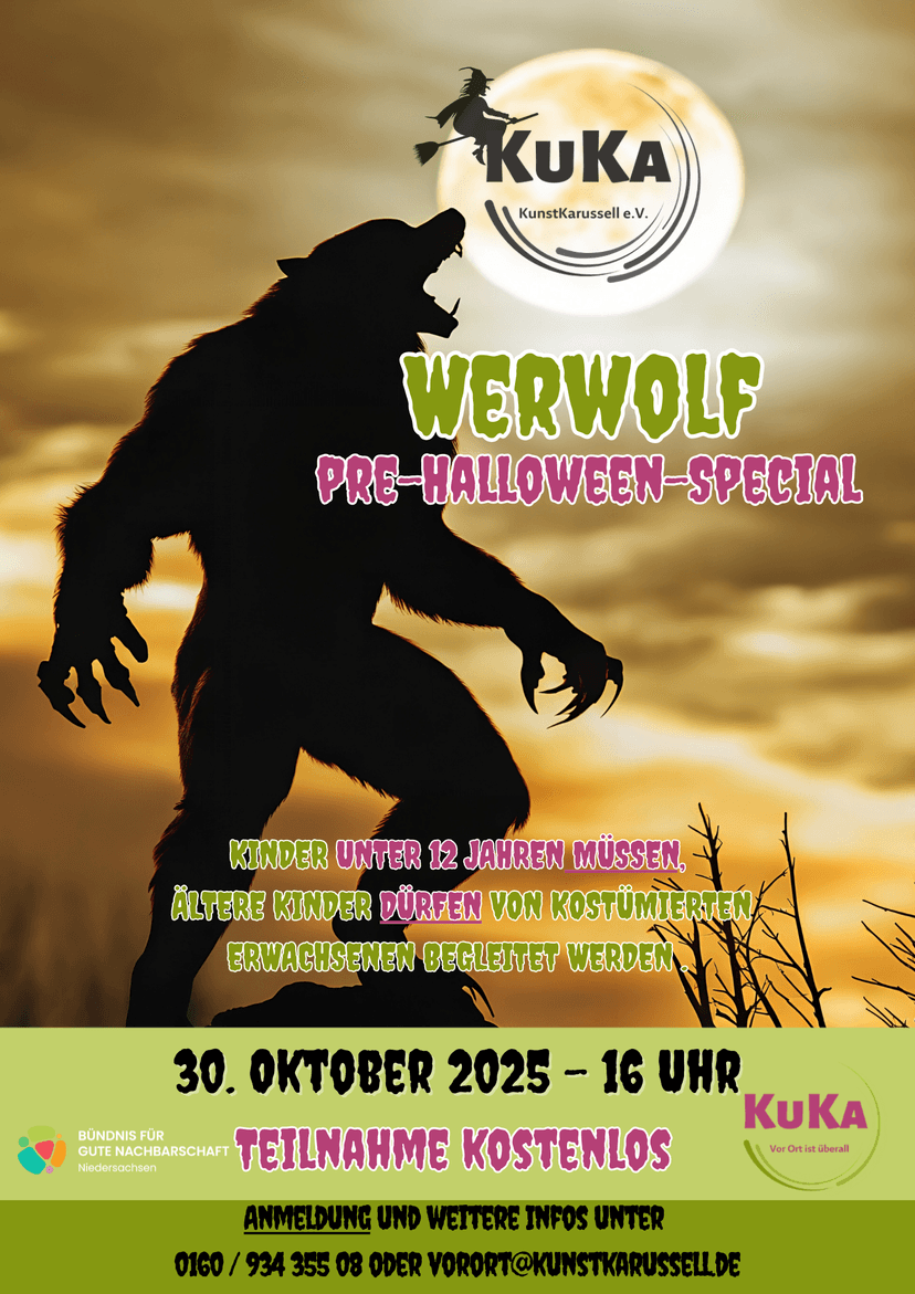 Werwolf Halloween-Special Flyer